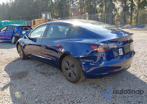 2023 Tesla Model 3 Rear-Wheel Drive from USA, damaged, VIN 5YJ3E1EA0PF609798